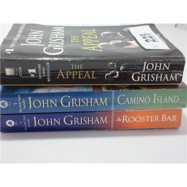 SEIZURE:  3 JOHN GRISHAM BOOKS