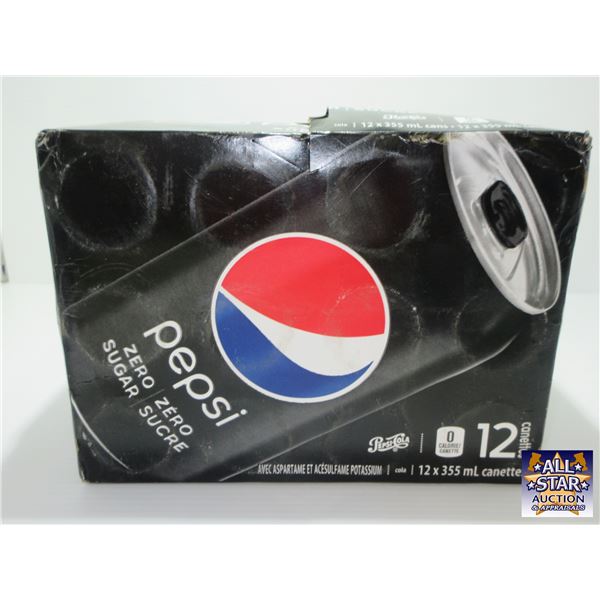NEW:  PEPSI ZERO (12 X 355 ML CANS)