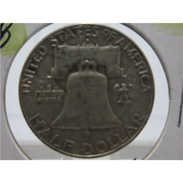 1962 USA LIBERTY BELL SILVER HALF DOLLAR