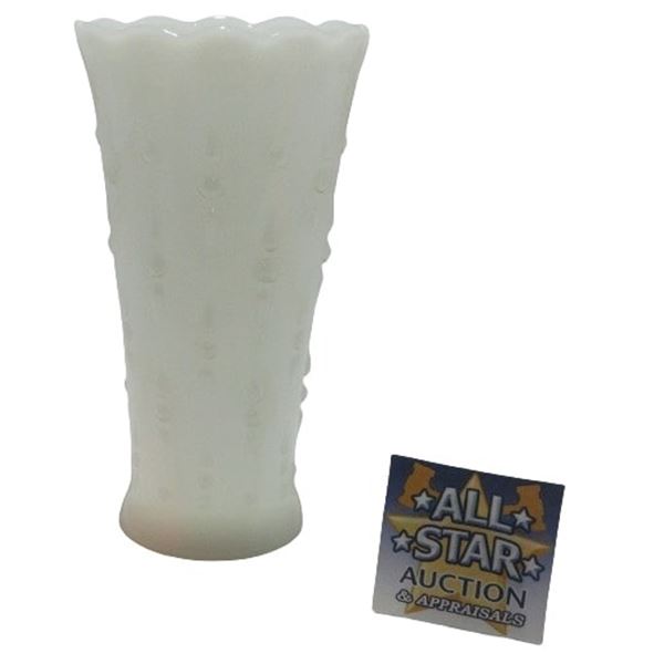 COLLECTIBLE:  MILK GLASS STYLE VASE