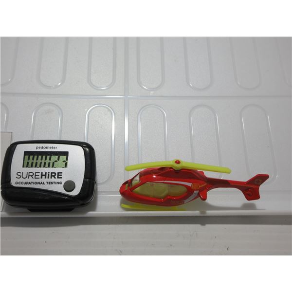 SEIZURE:  SUREHIRE PEDOMETER & MINI TOY HELICOPTER
