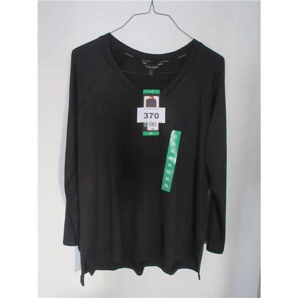 NEW:  LADIES LACK V-NECK TUNIC (SIZE XL)