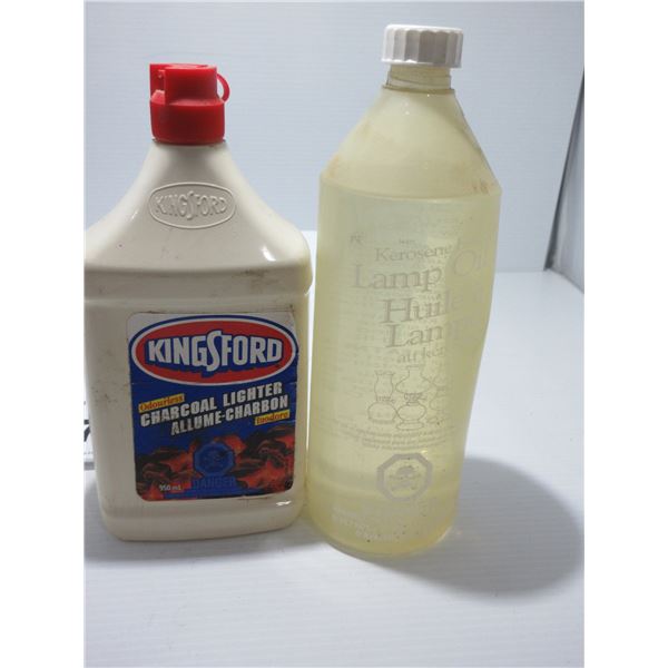 KINGSFORD CHARCOAL LIGHTER & KEROSENE LAMP OIL - 2 JUGS