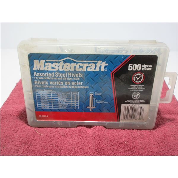 SEIZURE:  MASTERCRAFT ASSORTED STEEL RIVETS - BOX