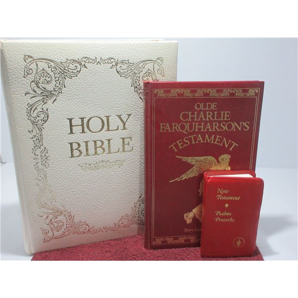 ESTATE:  3 RELIGIOUS BOOKS