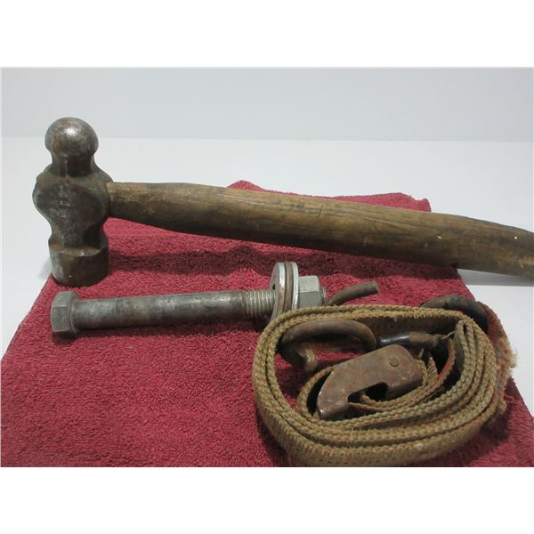 ESTATE:  BALL PEN HAMMER, STRAP, ETC