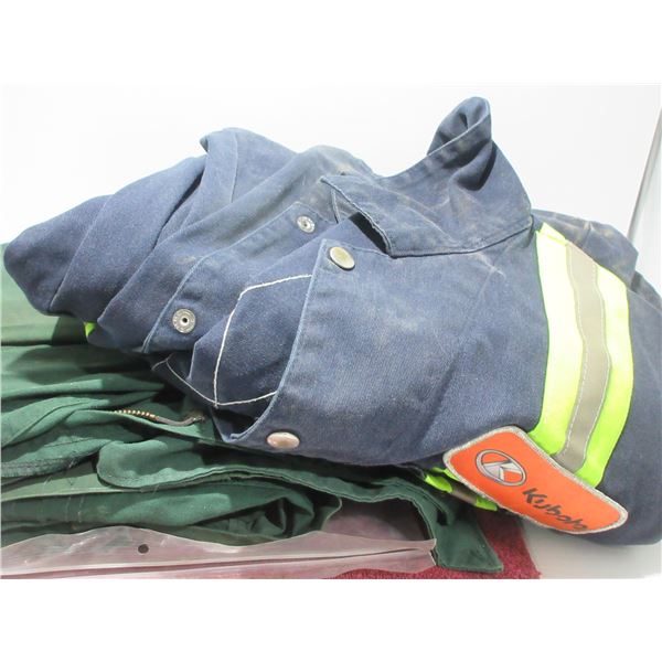 ESTATE:  KUBOTA COVERALLS (SIZE 48T) & GREEN COVERALLS (SIZE 42)