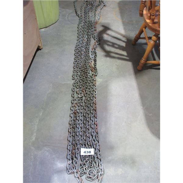 SEIZURE:  SYSTEM SEVEN 3/8" HEAVY DUTY CHAIN (APPROX. 80')
