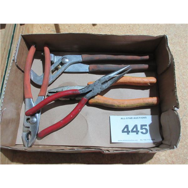 SEIZURE:  4 ASSORTED PLIERS