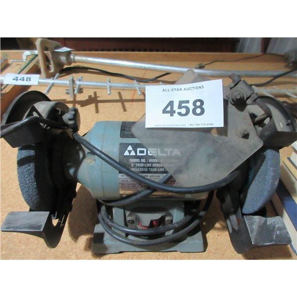SEIZURE:  DELTA 6" BENCH GRINDER (WORKING)