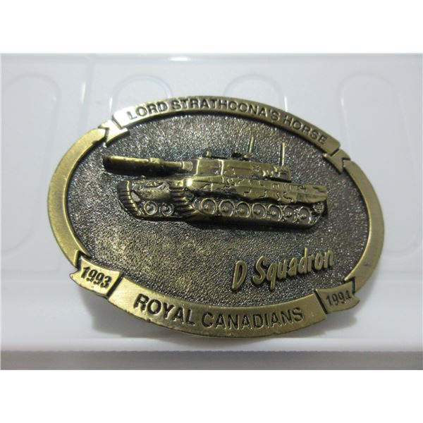 SEIZURE:  LORD STRATHCONA HORSE BELT BUCKLE