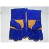 Image 2 : NEW: BLUE WELDING GLOVES (APPROX. SIZE XL)