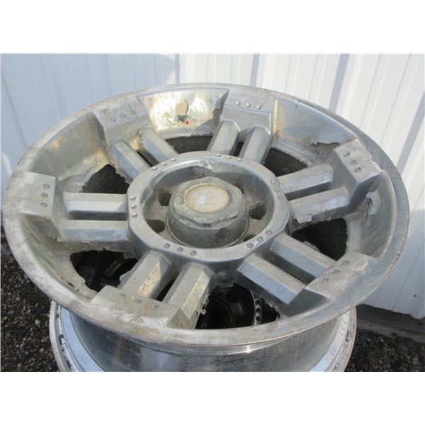 4 - 20" X 8 STUD CHEV WHEELS