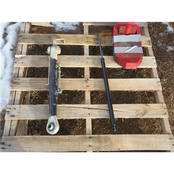 PALLET - SHOCKS, SHOVELS, ETC