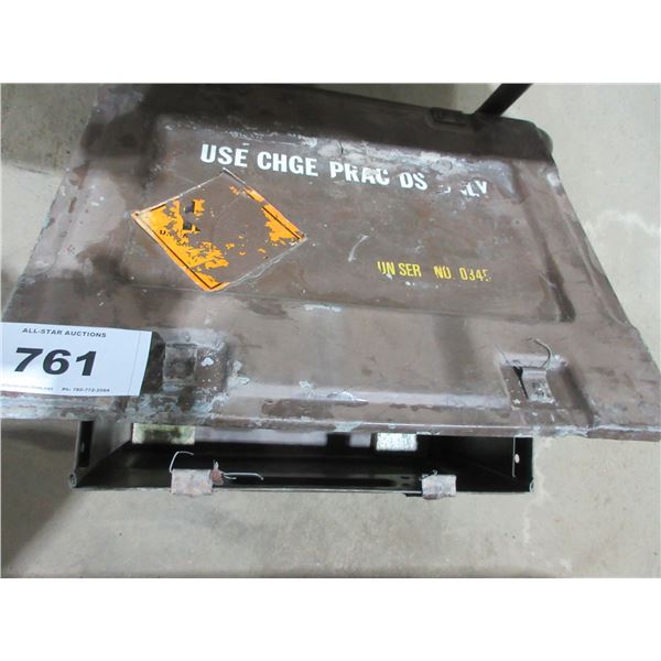 COLLECTIBLE:  MILLITARY AMMO BOX