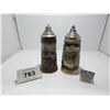 Image 2 : SEIZURE/COLLECTIBLE:  2 BEER STEINS (MADE IN GERMANY) (1 CHIPPED)
