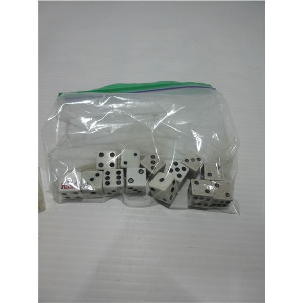 SEIZURE:  BAG C/W DICE