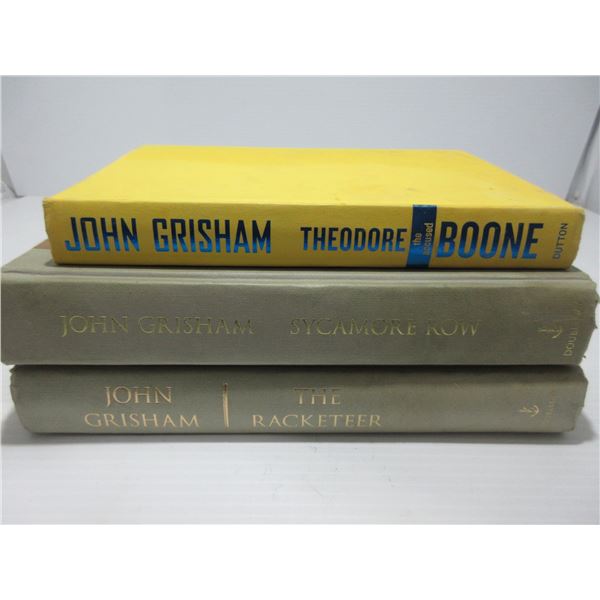 SEIZURE:  3 HARD COVER JOHN GRISHAM BOOKS