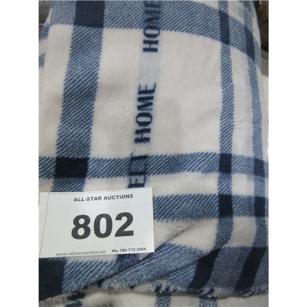 SEIZURE:  HOME SWEET HOME FLEECE BLANKET