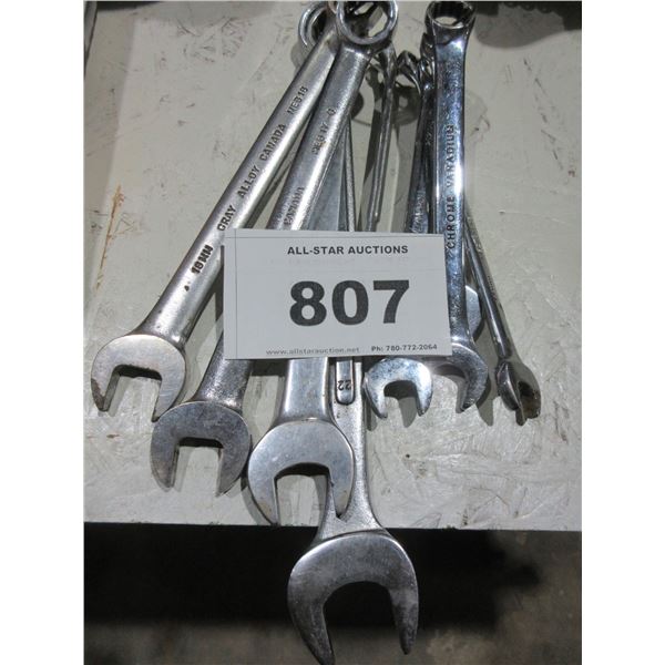 SEIZURE:  9 WRENCHES (22/19/18/17/14/12/11/13/10)