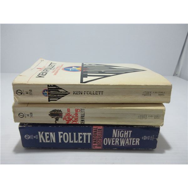 SEIZURE:  3 KEN FOLLETT BOOKS