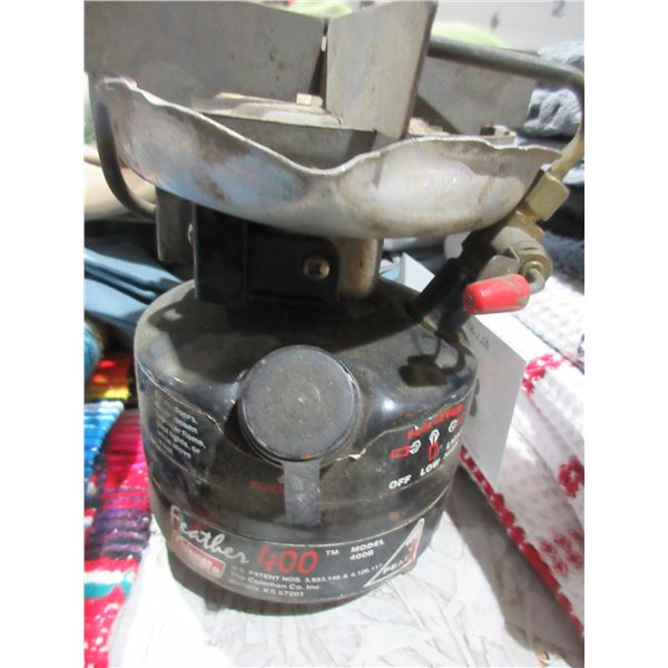 SEIZURE:  COLEMAN FEATHER 400 STOVE/BURNER