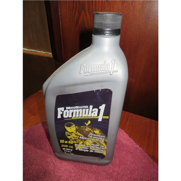 SEIZURE:  FORMULA 1 PREMIUM 4 STROKE MOTORCYCLE OIL (946 ML)