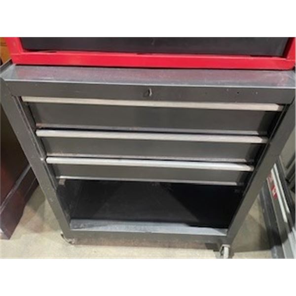 SEIZURE:  3 DRAWER GRAY ROLLING TOOL CHEST