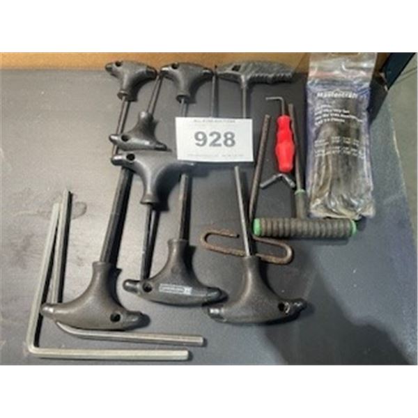 SEIZURE:  HANDLE TYPE ALLAN WRENCH SET & OTHERS