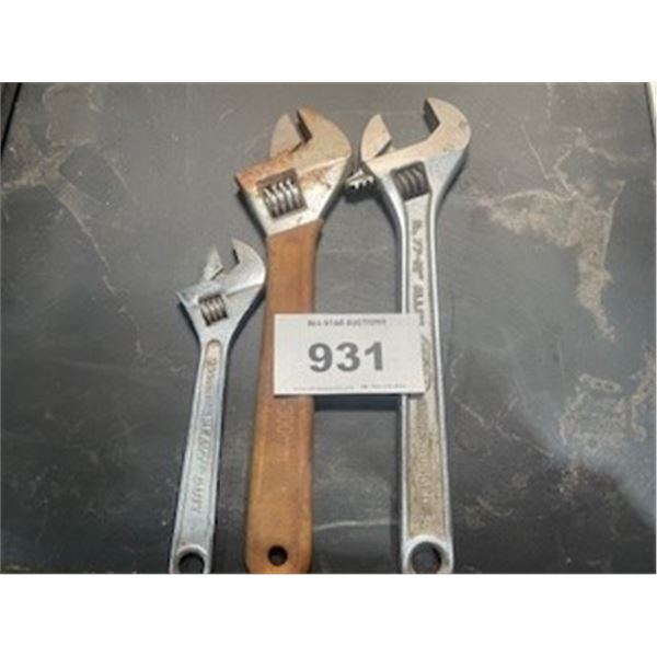 SEIZURE:  3 CRESENT WRENCHES (2 - 12" & 1 - 8")