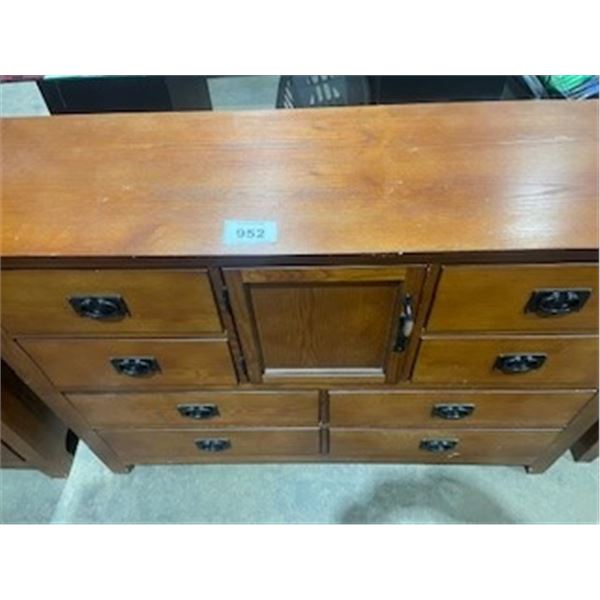 SEIZURE:  6 DRAWER 1 DOOR DRESSER (APPROX. 60 X 18 X 40")