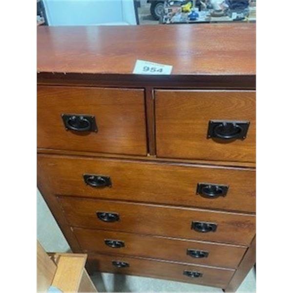 SEIZURE:  6 DRAWER DRESSER (42X18X55")