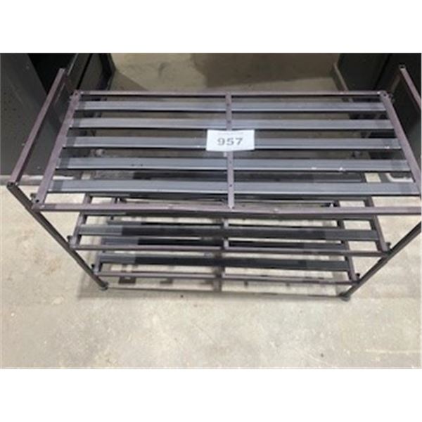 SEIZURE:  SHOE RACK (26X12X20")