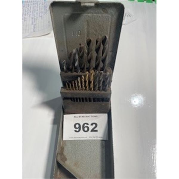 SEIZURE:  SET OF DRILL BITS