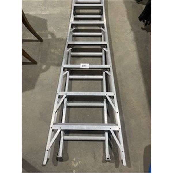 SEIZURE:  APPROX. 16' TELESCOPIC ALUMINUM LADDER