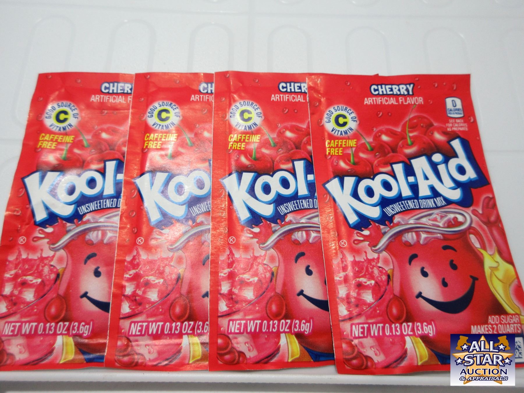 CHERRY KOOL-AID - 4 PACKAGES