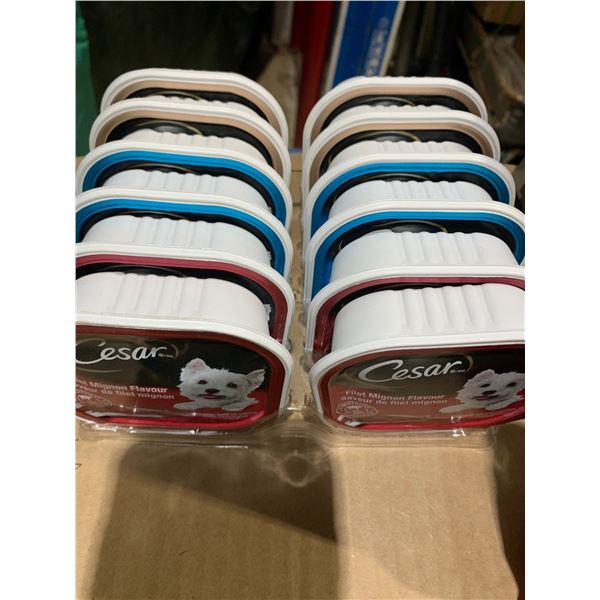 CESAR CLASSIC LOAF IN SAUCE DOG FOOD (100G PACKAGES) - 12 PACKAGES