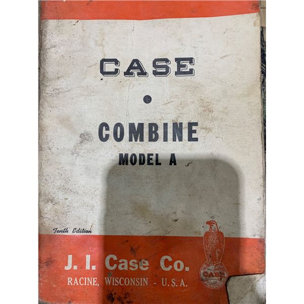 CASE COMBINE MODEL A MANUAL