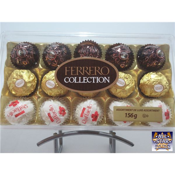 NEW:  FERRERO COLLECTION (156G) (DARK, HAZELNUT AND WHITE CHOCOLATE)