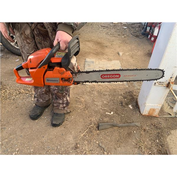 SEIZURE:  HUSQVARNA RANCHER 455 CHAIN SAW (RUNNING)