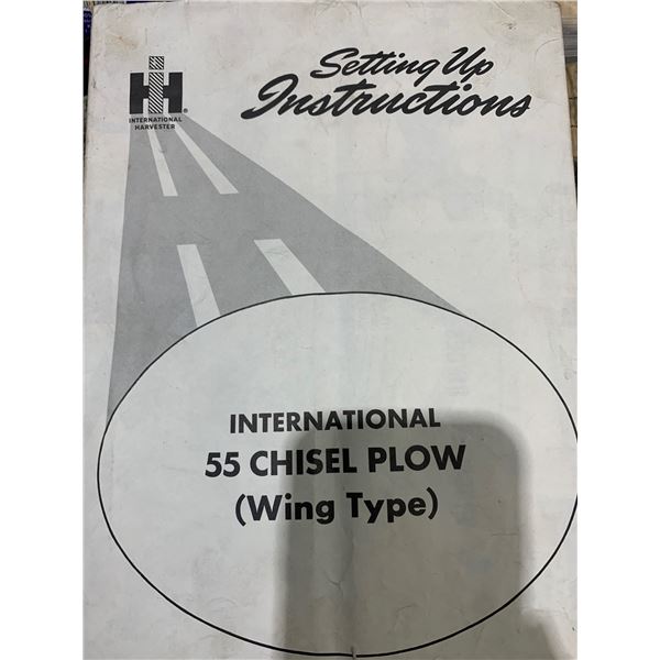COLLECTIBLE:  IH 55 CHISEL PLOW MANUAL