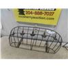 Image 3 : Wrought Iron Wall Mount Planter 8.5" x 8.5" x 29" 