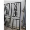 Image 2 : 4 Wrought Iron Garden Décor 19" x 64" each 