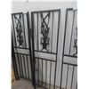 Image 3 : 4 Wrought Iron Garden Décor 19" x 64" each 