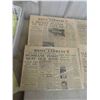 Image 2 : (11) 1940s Newspapers with War Time Articles