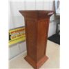 Image 2 : Oak Pedestal 12" x 12" x 30"
