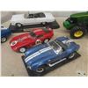Image 3 : 4 Die Cast Cars ; 2 Cobra Shelby, 1 GT, Mercury Cyclone & John Deere 8420 Tractor