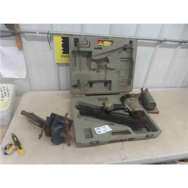 Porter Cable Framing Nailer, wood Vice, Car Heater