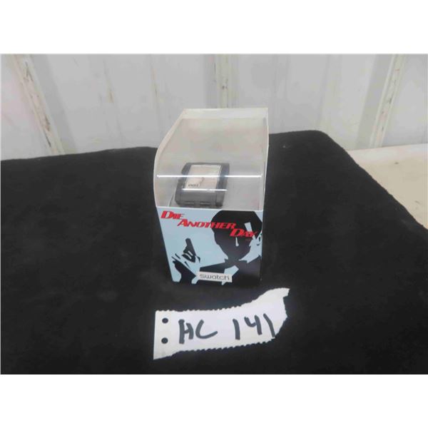 2002 Die Another Day Swatch Watch in Package - New Old Stock