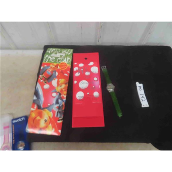 1997 Swatch The Club Watch with Original Package - New Old Stock